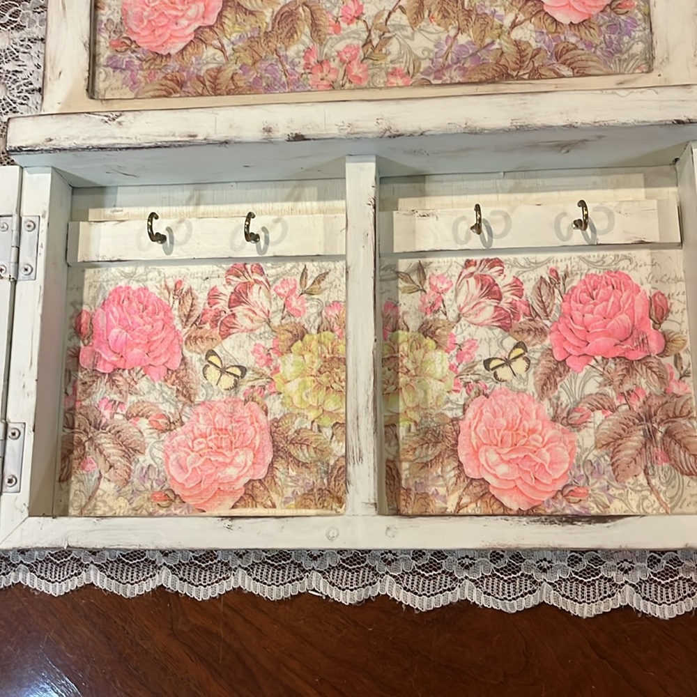 Refinished Hidden Key Rack Decor - Picture 3 of 11